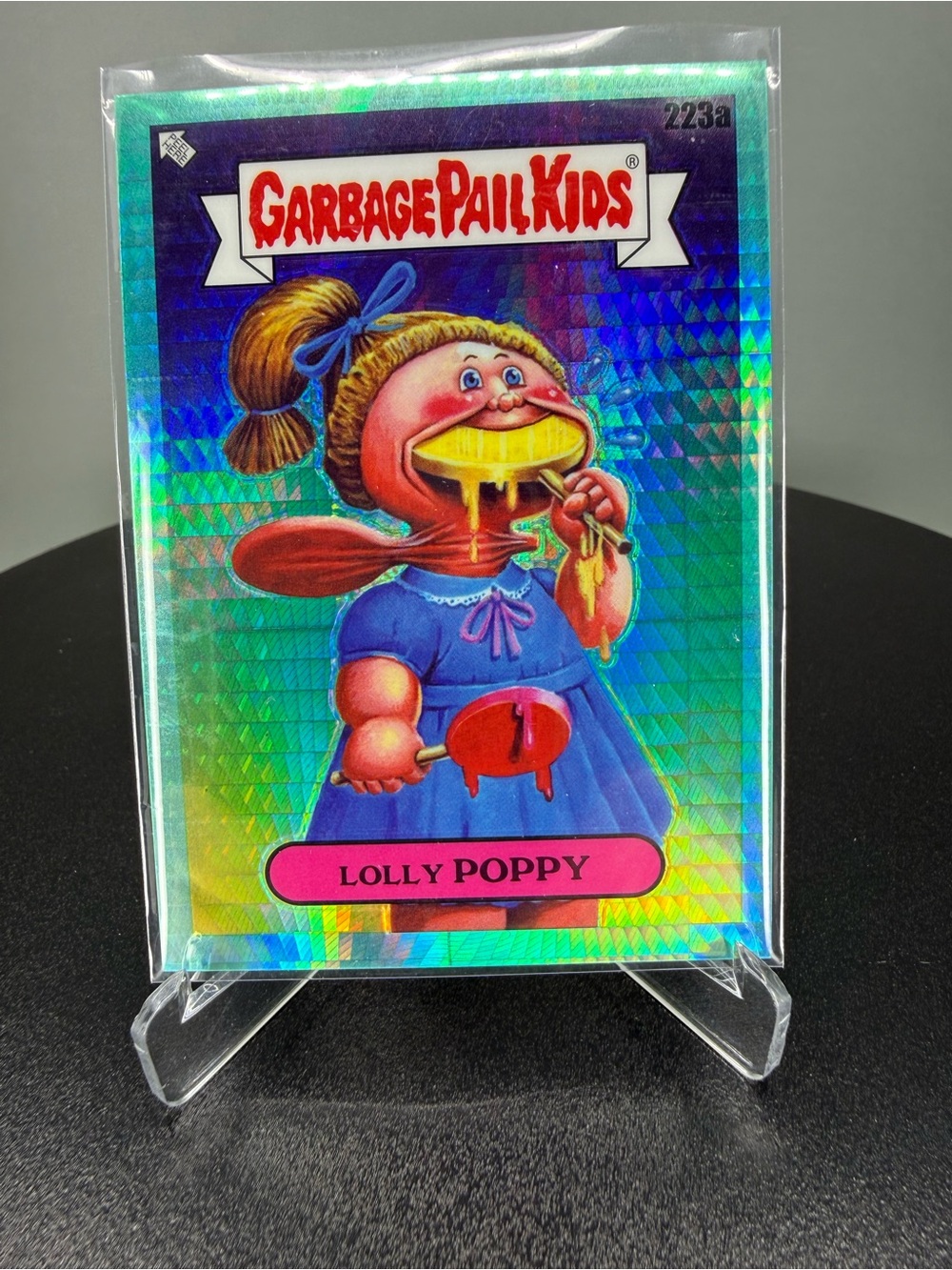 Lolly Poppy Collectible Card - Blue